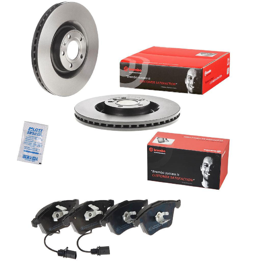 BREMBO Bremsbelagsatz, Scheibenbremse P 85 097 + Bremsscheibe 09.A815.11