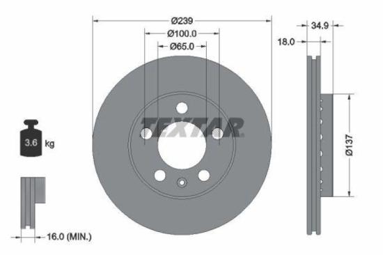 TEXTAR Bremsscheibe 92082503 + Bremsbelagsatz, Scheibenbremse 2355402 + Bremsscheibe 92106800 + Bremsbelagsatz, Scheibenbremse 2313101 Bild TEXTAR Bremsscheibe 92082503 + Bremsbelagsatz, Scheibenbremse 2355402 + Bremsscheibe 92106800 + Bremsbelagsatz, Scheibenbremse 2313101