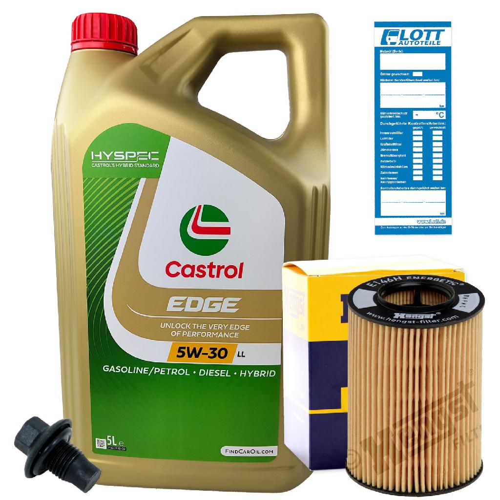 MAPCO Verschlussschraube, Ölwanne 95945 CASTROL Motoröl 15669E HENGST FILTER Ölfilter E146H D108