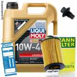 Ölwechsel Set 5L 10W40 Öl Motoröl LIQUI MOLY + MANN Ölfilter + Ablassschraube