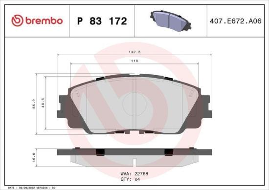BREMBO Bremsscheibe 08.D418.11 + Bremsbelagsatz, Scheibenbremse P 83 172 + Bremsbelagsatz, Scheibenbremse P 83 160 + Bremsscheibe 09.D979.11 Bild BREMBO Bremsscheibe 08.D418.11 + Bremsbelagsatz, Scheibenbremse P 83 172 + Bremsbelagsatz, Scheibenbremse P 83 160 + Bremsscheibe 09.D979.11
