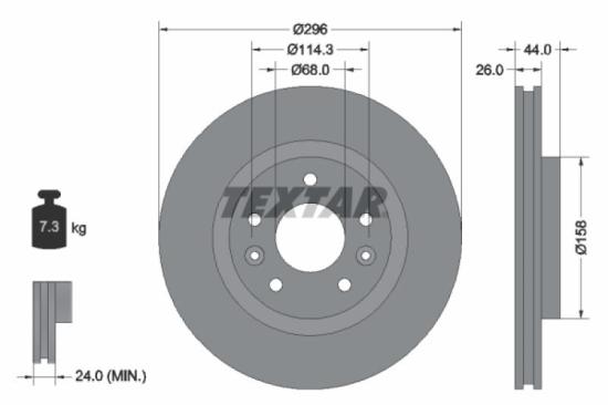 TEXTAR Bremsscheibe 92274203 + Bremsscheibe 92278103 + Bremsbelagsatz, Scheibenbremse 2596501 + Bremsbelagsatz, Scheibenbremse 2206503 Bild TEXTAR Bremsscheibe 92274203 + Bremsscheibe 92278103 + Bremsbelagsatz, Scheibenbremse 2596501 + Bremsbelagsatz, Scheibenbremse 2206503