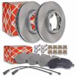 FEBI BILSTEIN Bremsbelagsatz, Scheibenbremse 16955 + Bremsscheibe 104495