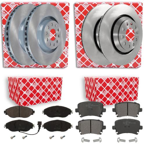 FEBI BILSTEIN Bremsscheibe 24386 + Bremsbelagsatz, Scheibenbremse 16540 + Bremsbelagsatz, Scheibenbremse 16868 + Bremsscheibe 39129 Bild FEBI BILSTEIN Bremsscheibe 24386 + Bremsbelagsatz, Scheibenbremse 16540 + Bremsbelagsatz, Scheibenbremse 16868 + Bremsscheibe 39129