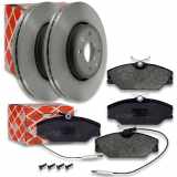 FEBI BILSTEIN Bremsscheibe 19923 + Bremsbelagsatz, Scheibenbremse 16381