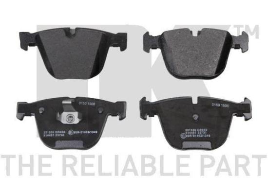 NK Bremsbelagsatz, Scheibenbremse 221536 + Bremsscheibe 201583 Bild NK Bremsbelagsatz, Scheibenbremse 221536 + Bremsscheibe 201583