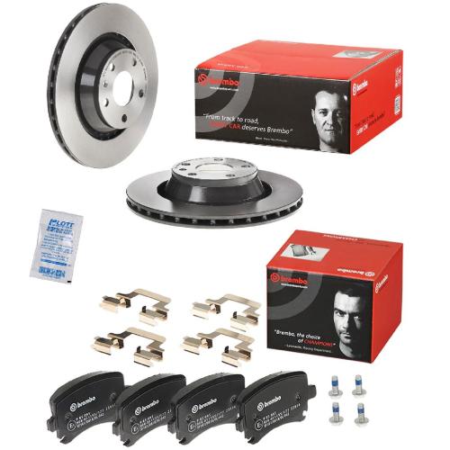 BREMBO Bremsbelagsatz, Scheibenbremse P 85 095 + Bremsscheibe 09.9768.11 Bild BREMBO Bremsbelagsatz, Scheibenbremse P 85 095 + Bremsscheibe 09.9768.11