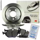 NK Bremsscheibe 204305 + Bremsbelagsatz, Scheibenbremse 224303