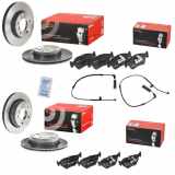 BREMBO Bremsscheibe 09.5390.31 + Bremsbelagsatz, Scheibenbremse P 06 024 + Bremsbelagsatz, Scheibenbremse P 06 025 + Warnkontakt, Bremsbelagverschleiß A 00 221 + Warnkontakt, Bremsbelagverschleiß A 00 220 + Bremsscheibe 09.7727.11