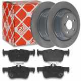 FEBI BILSTEIN Bremsbelagsatz, Scheibenbremse 16943 + Bremsscheibe 107730