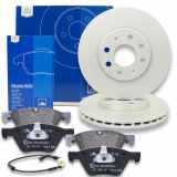 ATE Warnkontakt, Bremsbelagverschleiß 24.8190-0006.2 + Bremsbelagsatz, Scheibenbremse 13.0470-3857.2 + Bremsscheibe 24.0124-0203.1