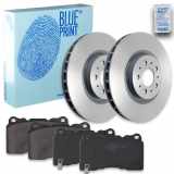 BLUE PRINT Bremsbelagsatz, Scheibenbremse ADA104282 + Bremsscheibe ADBP430039
