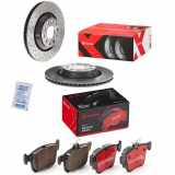 BREMBO Bremsbelagsatz, Scheibenbremse P 85 125X + Bremsscheibe 09.A200.1X