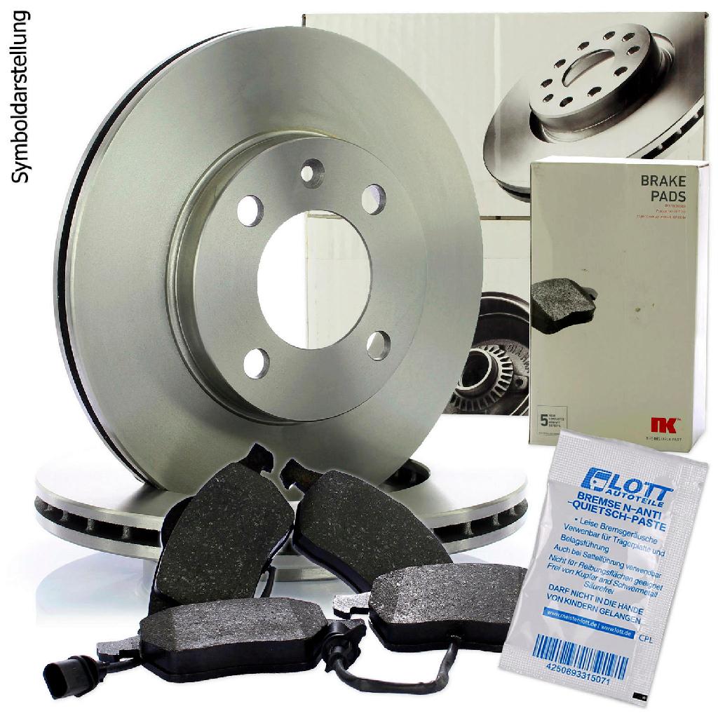 NK Bremsscheibe 204724 + Bremsbelagsatz, Scheibenbremse 224743