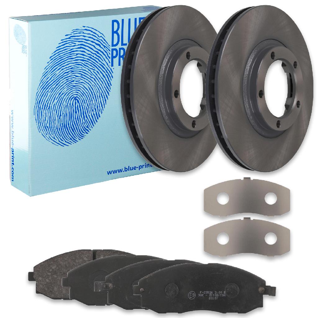 BLUE PRINT Bremsbelagsatz, Scheibenbremse ADG04240 + Bremsscheibe ADG04361