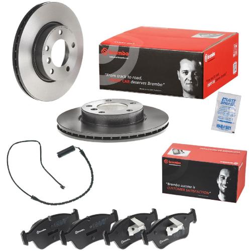 BREMBO Bremsscheibe 09.5390.31 + Bremsbelagsatz, Scheibenbremse P 06 024 + Warnkontakt, Bremsbelagverschleiß A 00 217 Bild BREMBO Bremsscheibe 09.5390.31 + Bremsbelagsatz, Scheibenbremse P 06 024 + Warnkontakt, Bremsbelagverschleiß A 00 217