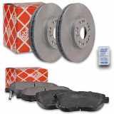 FEBI BILSTEIN Bremsscheibe 108556 + Bremsbelagsatz, Scheibenbremse 116354