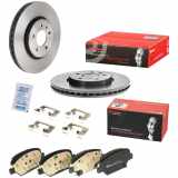 BREMBO Bremsbelagsatz, Scheibenbremse P 07 007 + Bremsscheibe 09.D608.11