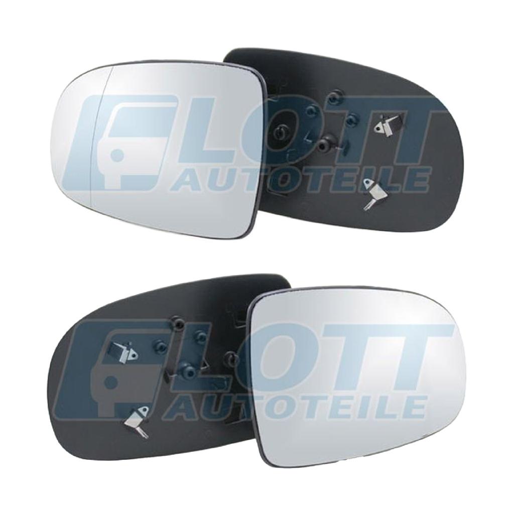 JOHNS Spiegelglas, Außenspiegel 55 56 38-80 + Spiegelglas, Außenspiegel 55 56 37-80