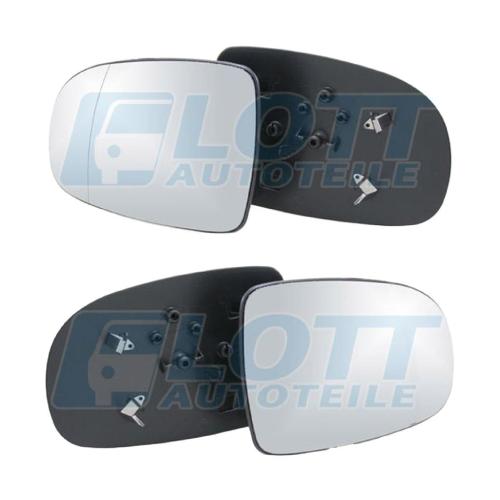 JOHNS Spiegelglas, Außenspiegel 55 56 38-80 + Spiegelglas, Außenspiegel 55 56 37-80 Bild JOHNS Spiegelglas, Außenspiegel 55 56 38-80 + Spiegelglas, Außenspiegel 55 56 37-80