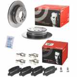 BREMBO Bremsscheibe 08.9580.11 + Bremsbelagsatz, Scheibenbremse P 50 090