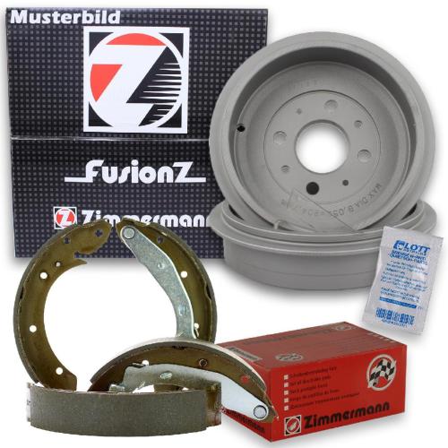 ZIMMERMANN Bremsbackensatz 10990.142.0 + Bremstrommel 430.1794.20 Bild ZIMMERMANN Bremsbackensatz 10990.142.0 + Bremstrommel 430.1794.20