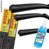BOSCH Wischblatt 3 397 008 045 + Wischblatt 3 397 007 462 SONAX Frostschutz, Scheibenreinigungsanlage 03321000