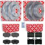 FEBI BILSTEIN Bremsbelagsatz, Scheibenbremse 16154 + Bremsbelagsatz, Scheibenbremse 16193 + Bremsscheibe 08138 + Bremsscheibe 05230