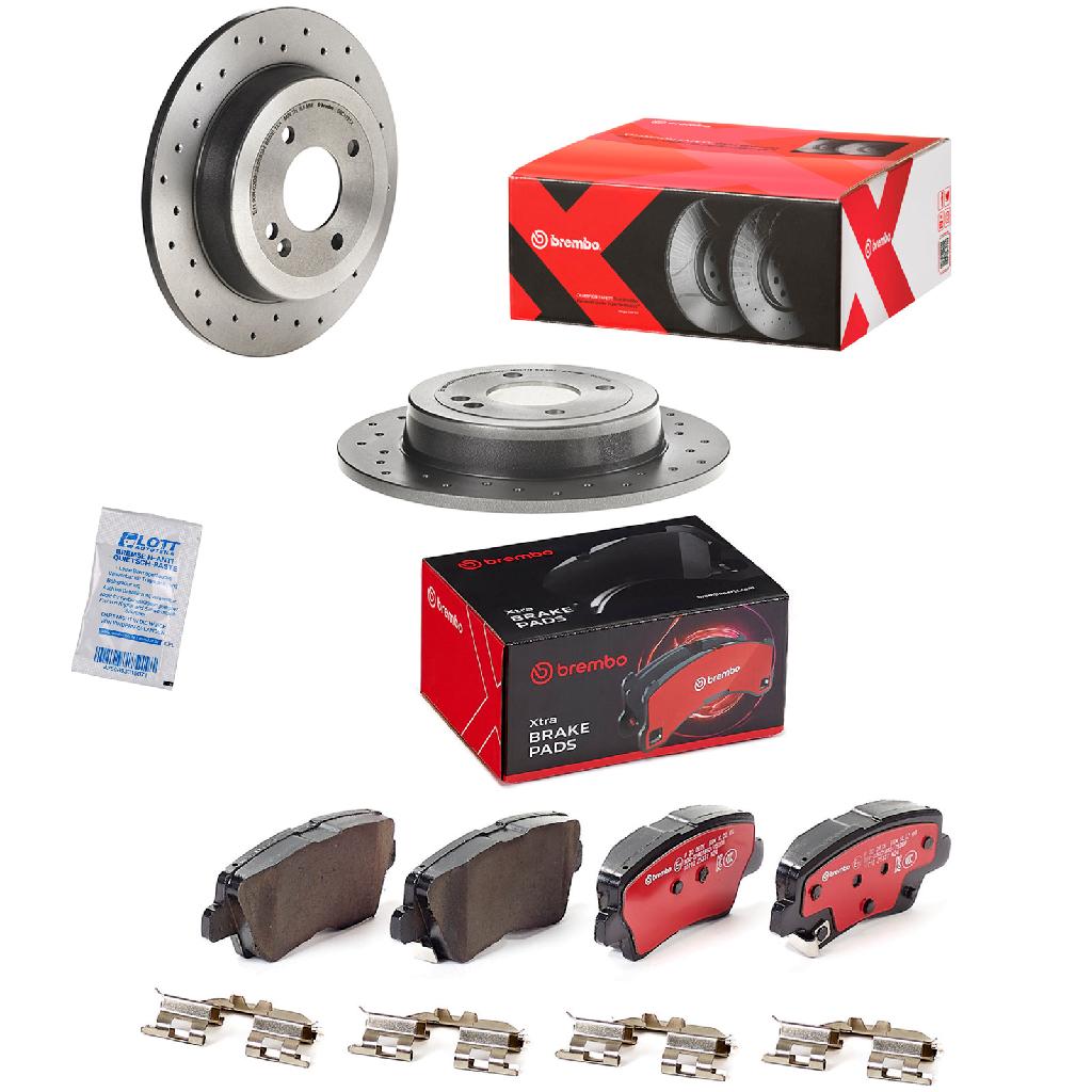 BREMBO Bremsscheibe 08.C172.1X + Bremsbelagsatz, Scheibenbremse P 30 067X