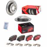 BREMBO Bremsscheibe 08.C172.1X + Bremsbelagsatz, Scheibenbremse P 30 067X