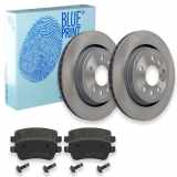BLUE PRINT Bremsbelagsatz, Scheibenbremse ADL144228 + Bremsscheibe ADA104356