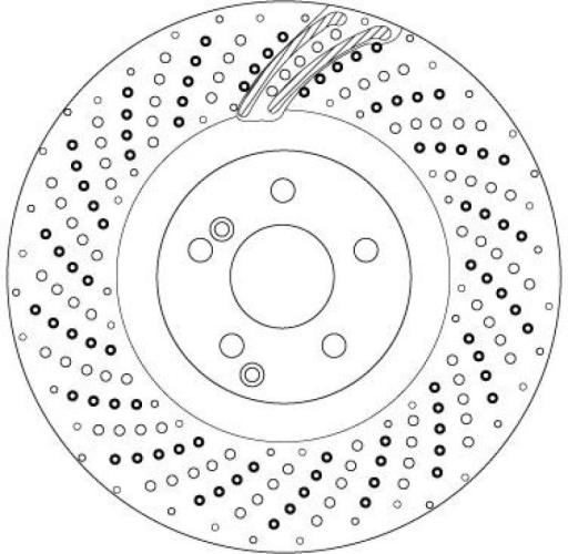 TRW Bremsscheibe DF6873S + Bremsbelagsatz, Scheibenbremse GDB1972 + Warnkontakt, Bremsbelagverschleiß GIC336 Bild TRW Bremsscheibe DF6873S + Bremsbelagsatz, Scheibenbremse GDB1972 + Warnkontakt, Bremsbelagverschleiß GIC336