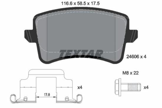 TEXTAR Bremsbelagsatz, Scheibenbremse 2564301 + Bremsscheibe 92160103 + Bremsbelagsatz, Scheibenbremse 2460602 + Bremsscheibe 92229205 + Warnkontakt, Bremsbelagverschleiß 98054300 Bild TEXTAR Bremsbelagsatz, Scheibenbremse 2564301 + Bremsscheibe 92160103 + Bremsbelagsatz, Scheibenbremse 2460602 + Bremsscheibe 92229205 + Warnkontakt, Bremsbelagverschleiß 98054300