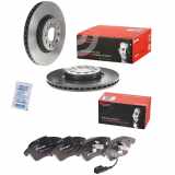 BREMBO Bremsbelagsatz, Scheibenbremse P 85 075 + Bremsscheibe 09.9772.11