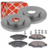 FEBI BILSTEIN Bremsscheibe 11105 + Bremsbelagsatz, Scheibenbremse 16575