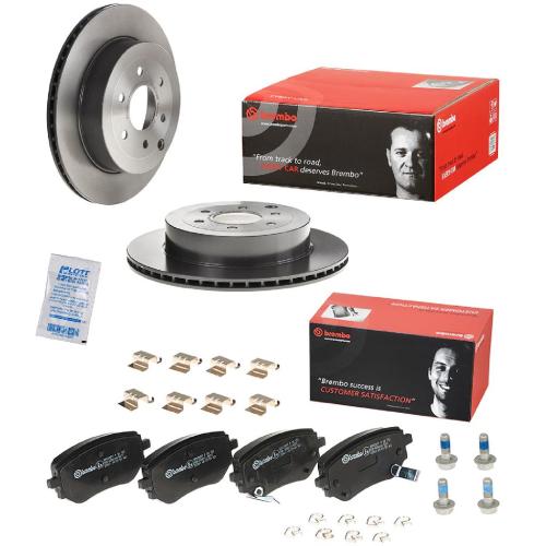 BREMBO Bremsbelagsatz, Scheibenbremse P 50 153 + Bremsscheibe 09.D942.11 Bild BREMBO Bremsbelagsatz, Scheibenbremse P 50 153 + Bremsscheibe 09.D942.11