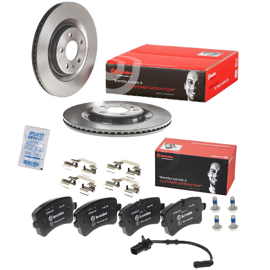 BREMBO Bremsscheibe 09.B969.11 + Bremsbelagsatz, Scheibenbremse P 85 150