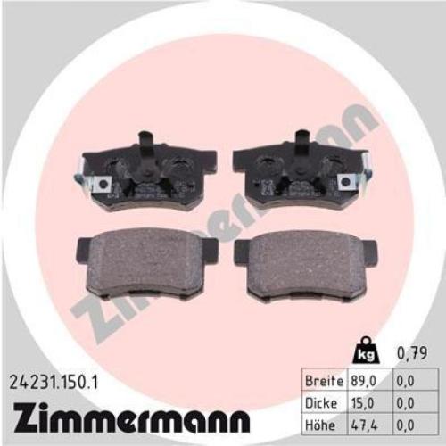ZIMMERMANN Bremsscheibe 280.3179.20 + Bremsbelagsatz, Scheibenbremse 24231.150.1 Bild ZIMMERMANN Bremsscheibe 280.3179.20 + Bremsbelagsatz, Scheibenbremse 24231.150.1