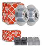 FEBI BILSTEIN Bremsscheibe 11449 + Bremsbelagsatz, Scheibenbremse 16231