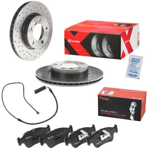 BREMBO Bremsbelagsatz, Scheibenbremse P 06 024 + Bremsscheibe 09.5390.3X + Warnkontakt, Bremsbelagverschleiß A 00 217 Bild BREMBO Bremsbelagsatz, Scheibenbremse P 06 024 + Bremsscheibe 09.5390.3X + Warnkontakt, Bremsbelagverschleiß A 00 217