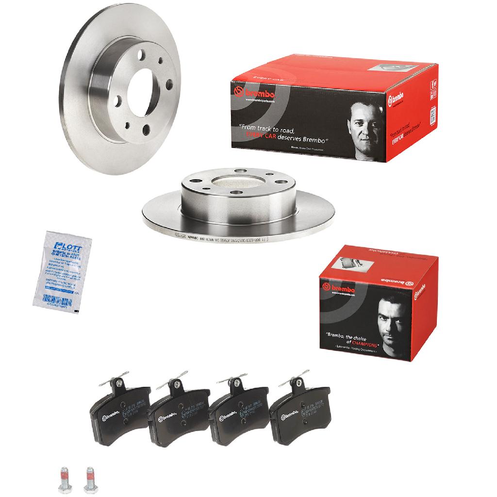 BREMBO Bremsscheibe 08.5775.20 + Bremsbelagsatz, Scheibenbremse P 85 013