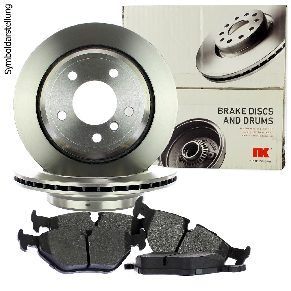 NK Bremsscheibe 203316 + Bremsbelagsatz, Scheibenbremse 223321