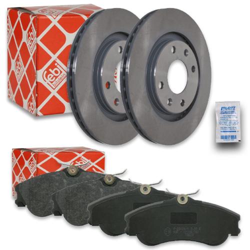 FEBI BILSTEIN Bremsbelagsatz, Scheibenbremse 16421 + Bremsscheibe 10321 Bild FEBI BILSTEIN Bremsbelagsatz, Scheibenbremse 16421 + Bremsscheibe 10321