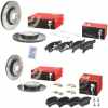 BREMBO Bremsscheibe 09.4939.31 + Bremsbelagsatz, Scheibenbremse P 59 083 + Bremsbelagsatz, Scheibenbremse P 59 086 + Bremsscheibe 08.9460.11