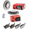 BREMBO Bremsbelagsatz, Scheibenbremse P 85 041X + Bremsscheibe 09.9167.1X