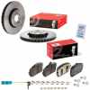 BREMBO Bremsbelagsatz, Scheibenbremse P 50 152 + Bremsscheibe 09.D770.11 + Warnkontakt, Bremsbelagverschleiß A 00 353 Bild BREMBO Bremsbelagsatz, Scheibenbremse P 50 152 + Bremsscheibe 09.D770.11 + Warnkontakt, Bremsbelagverschleiß A 00 353