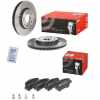 BREMBO Bremsbelagsatz, Scheibenbremse P 68 033 + Bremsscheibe 09.A727.11 Bild BREMBO Bremsbelagsatz, Scheibenbremse P 68 033 + Bremsscheibe 09.A727.11