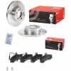 BREMBO Bremsscheibe 08.3136.14 + Bremsbelagsatz, Scheibenbremse P 23 022 Bild BREMBO Bremsscheibe 08.3136.14 + Bremsbelagsatz, Scheibenbremse P 23 022