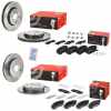 BREMBO Bremsscheibe 08.D418.11 + Bremsscheibe 09.D417.11 + Bremsbelagsatz, Scheibenbremse P 83 160 + Bremsbelagsatz, Scheibenbremse P 83 171