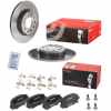 BREMBO Bremsbelagsatz, Scheibenbremse P 23 177 + Bremsscheibe 08.9364.21